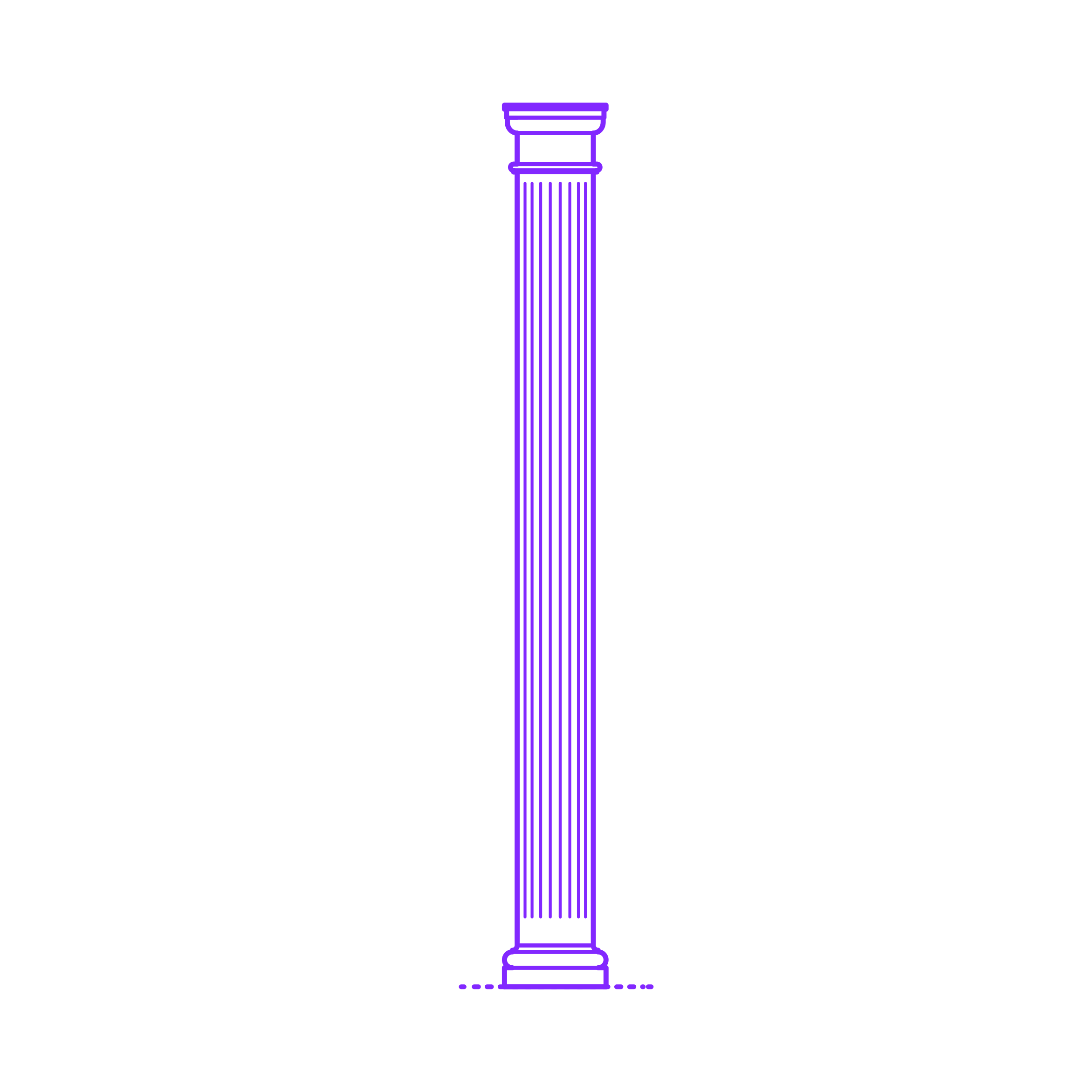 Buildings Stone Columns Roman Tuscan Straight Fluted Medium Editable Svg Line Art Free Vectors